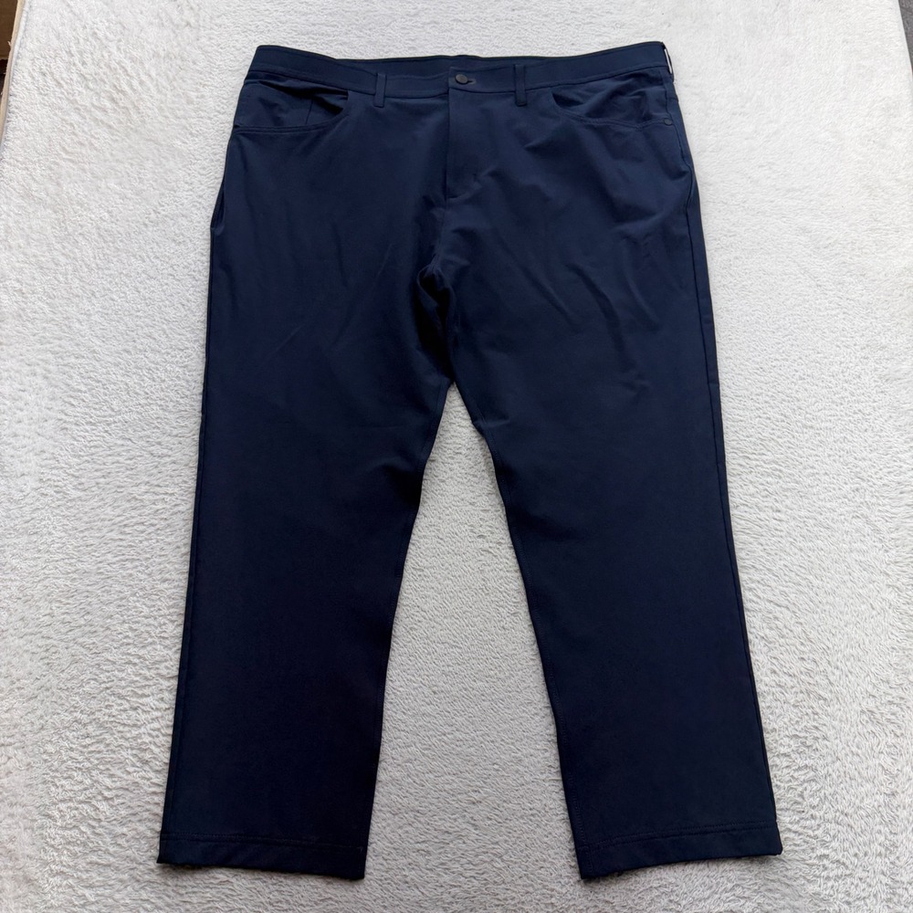 Public Rec All Day Every Day Pant Mens 42x30 Navy Blue Tapered Stretch Pants